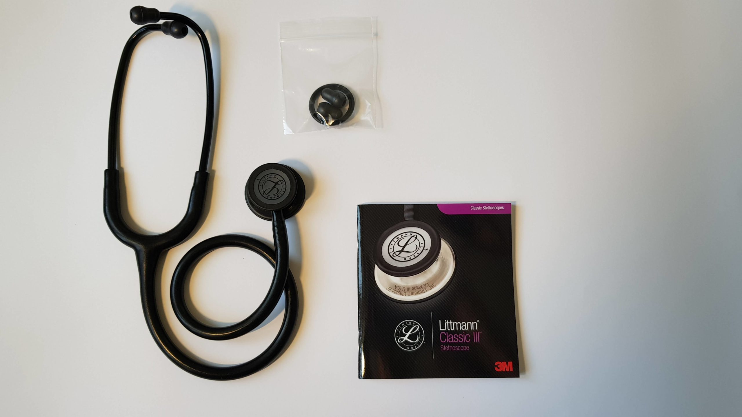 Littmann Classic 3 ausgepackt mit Zubehör